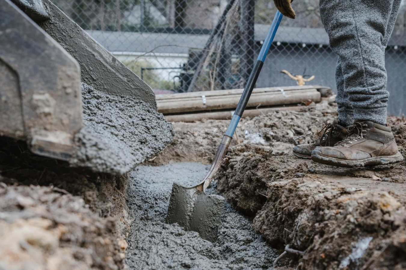 Concrete footings in Chicopee, MA