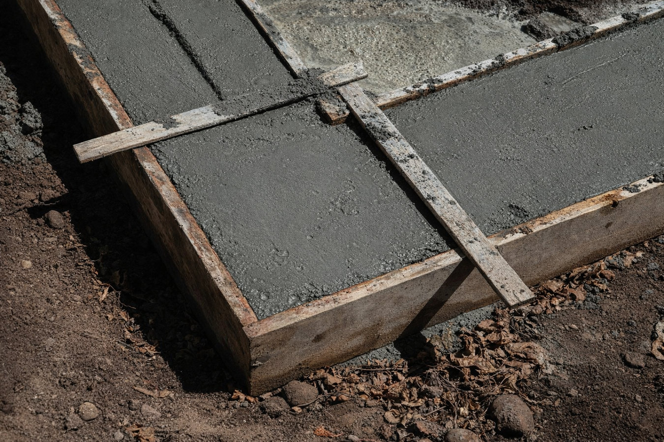 Slab foundation building in Chicopee, MA