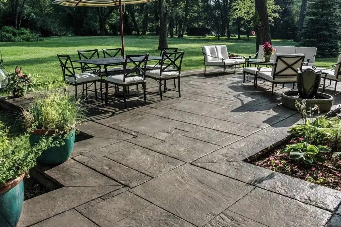 Stamped concrete services in Chicopee, MA